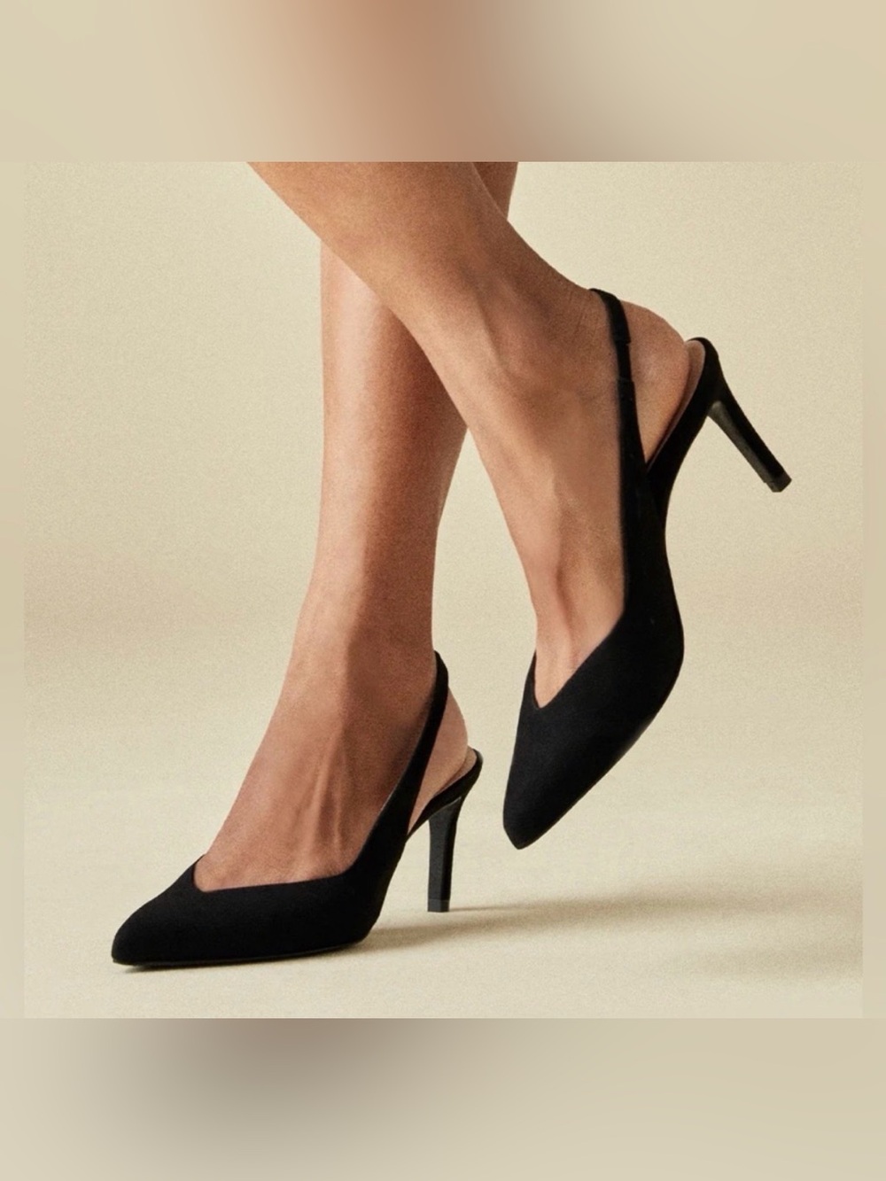 Inez Mia Slingback in Black Suede size 8.5
